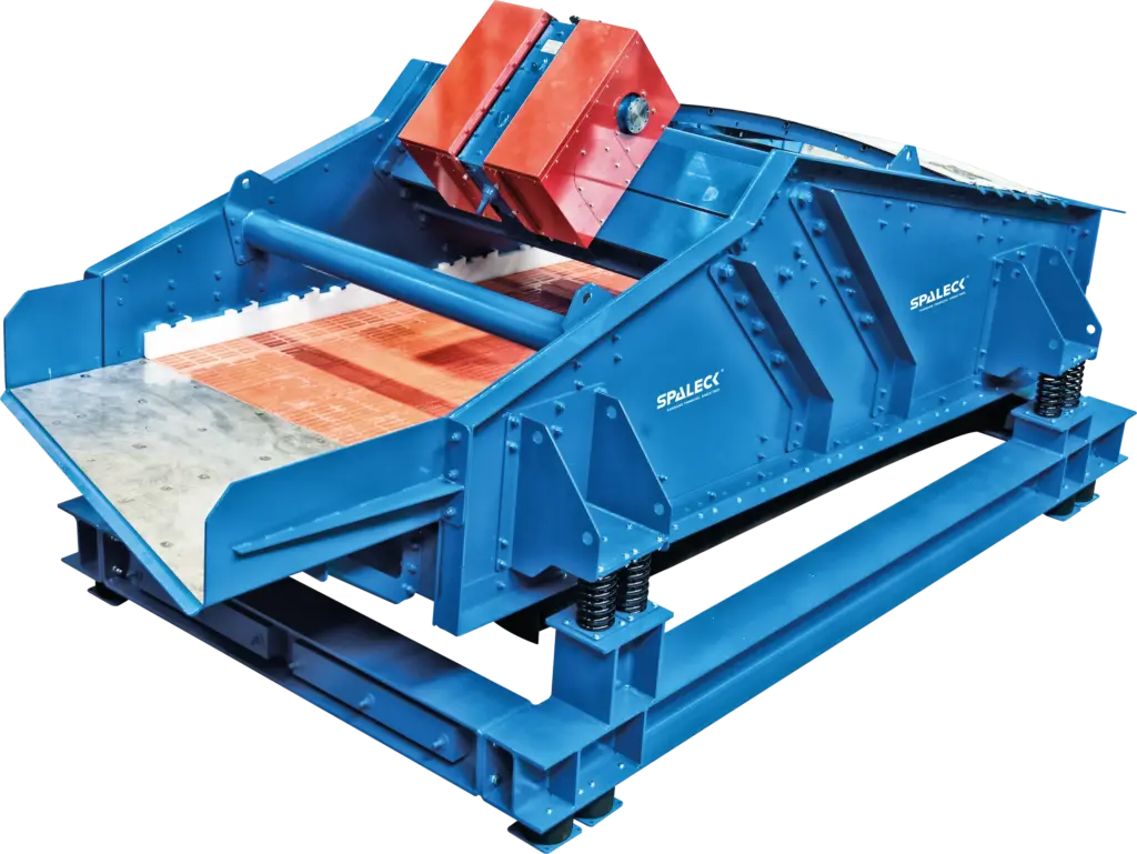 SPALEK Entwässerungssiebmaschine zum Entwässern von Materialströmen im Recycling