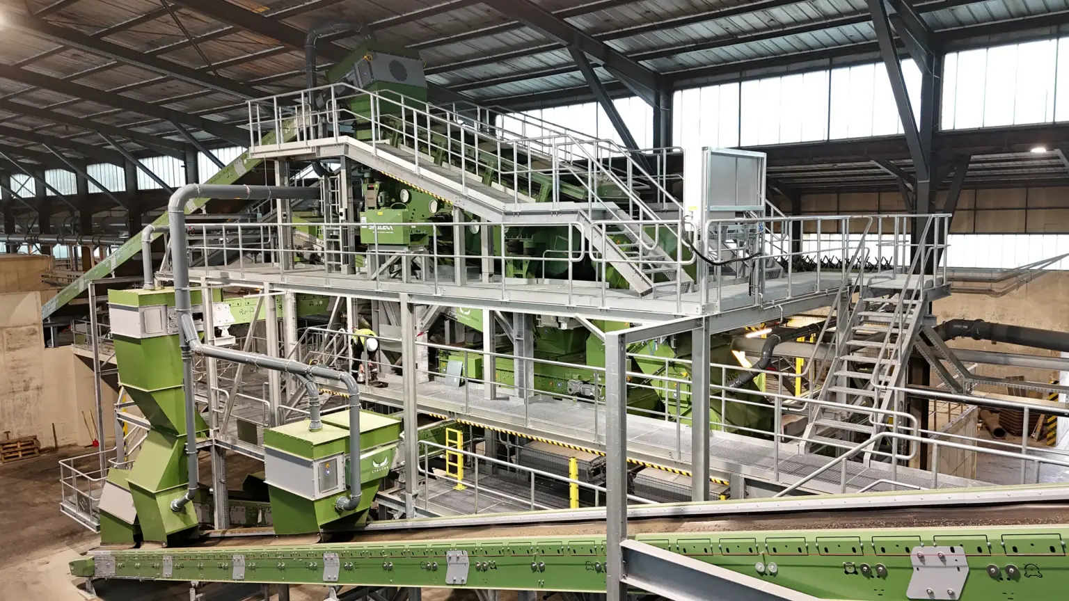 SPALECK 3D COMBI in einer modernen Recyclinganlage zur Aufbereitung von Metallen