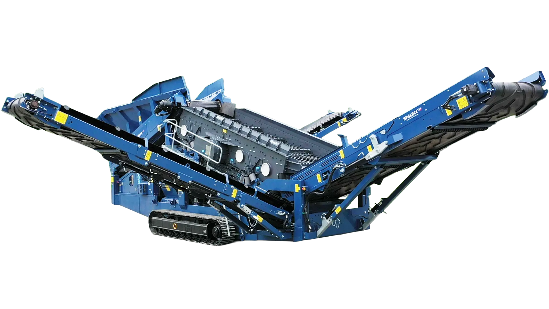 Mobile Siebanlage mit Ober- und Unterdeck von SPALECK