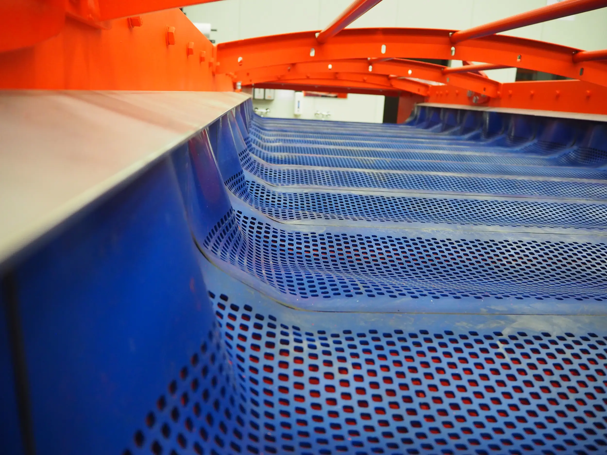 SPALECK Seitenwandabdichtung FineSideCOVER für Spannwellensiebmaschinen.